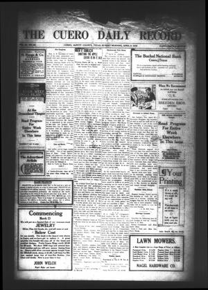The Cuero Daily Record (Cuero, Tex.), Vol. 44, No. 83, Ed. 1 Sunday, April 9, 1916