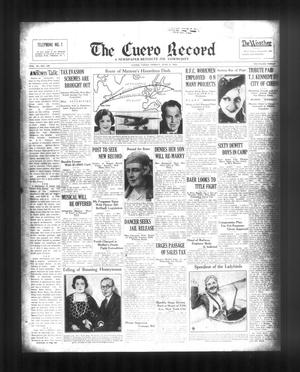 The Cuero Record (Cuero, Tex.), Vol. 39, No. 137, Ed. 1 Friday, June 9, 1933