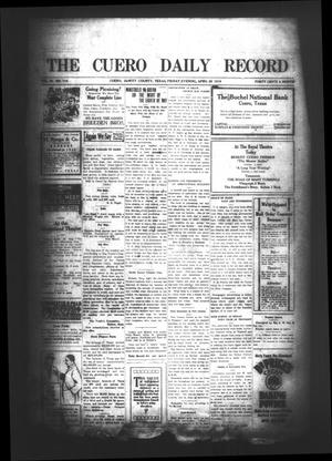 The Cuero Daily Record (Cuero, Tex.), Vol. 44, No. 100, Ed. 1 Friday, April 28, 1916