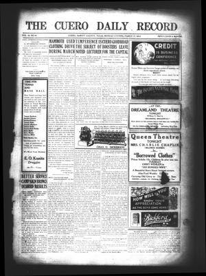 The Cuero Daily Record (Cuero, Tex.), Vol. 50, No. 64, Ed. 1 Monday, March 17, 1919