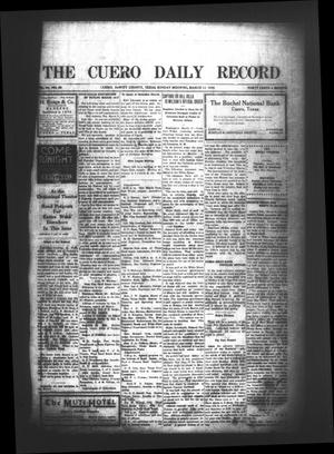 The Cuero Daily Record (Cuero, Tex.), Vol. 44, No. 59, Ed. 1 Sunday, March 12, 1916