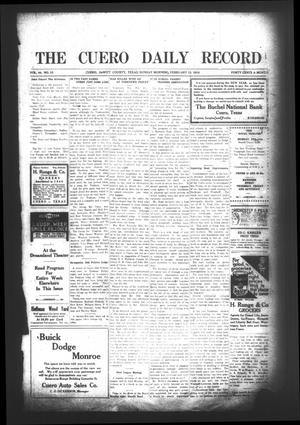 The Cuero Daily Record (Cuero, Tex.), Vol. 44, No. 35, Ed. 1 Sunday, February 13, 1916