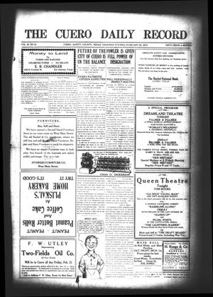 The Cuero Daily Record (Cuero, Tex.), Vol. 50, No. 43, Ed. 1 Thursday, February 20, 1919