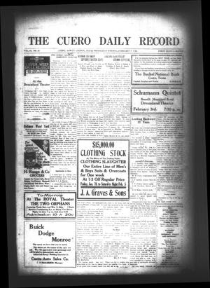 The Cuero Daily Record (Cuero, Tex.), Vol. 44, No. 26, Ed. 1 Wednesday, February 2, 1916