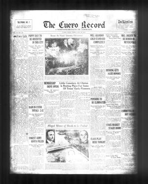 The Cuero Record (Cuero, Tex.), Vol. 39, No. 125, Ed. 1 Friday, May 26, 1933