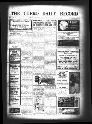 The Cuero Daily Record (Cuero, Tex.), Vol. 50, No. 61, Ed. 1 Thursday, March 13, 1919