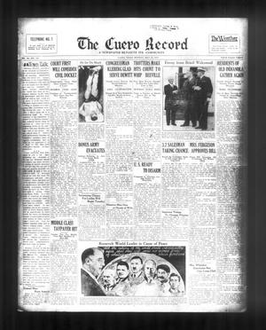 Primary view of object titled 'The Cuero Record (Cuero, Tex.), Vol. 39, No. 121, Ed. 1 Monday, May 22, 1933'.