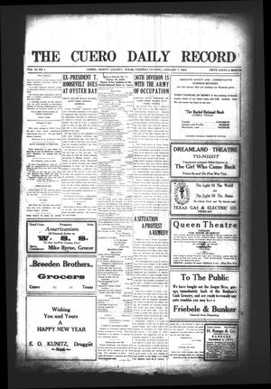 The Cuero Daily Record (Cuero, Tex.), Vol. 50, No. 5, Ed. 1 Tuesday, January 7, 1919