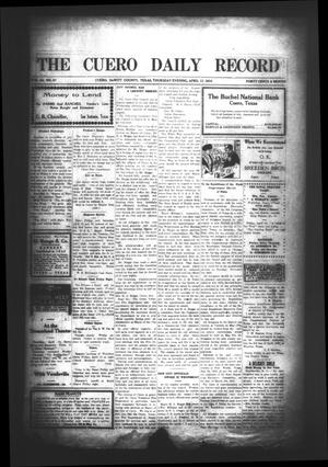 The Cuero Daily Record (Cuero, Tex.), Vol. 44, No. 87, Ed. 1 Thursday, April 13, 1916