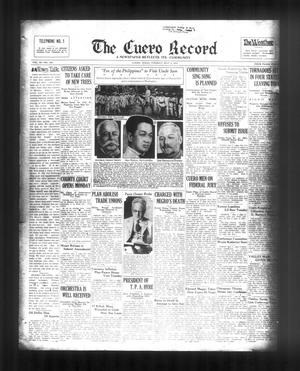 The Cuero Record (Cuero, Tex.), Vol. 39, No. 104, Ed. 1 Tuesday, May 2, 1933