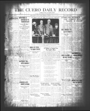 The Cuero Daily Record (Cuero, Tex.), Vol. 68, No. 16, Ed. 1 Thursday, January 19, 1928