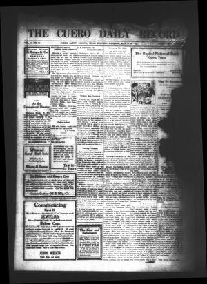 The Cuero Daily Record (Cuero, Tex.), Vol. 44, No. 74, Ed. 1 Wednesday, March 29, 1916