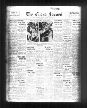 The Cuero Record (Cuero, Tex.), Vol. 39, No. 151, Ed. 1 Monday, June 26, 1933
