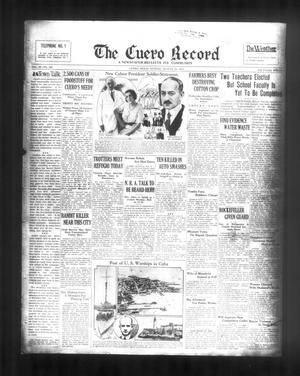 The Cuero Record (Cuero, Tex.), Vol. 39, No. 198, Ed. 1 Sunday, August 20, 1933