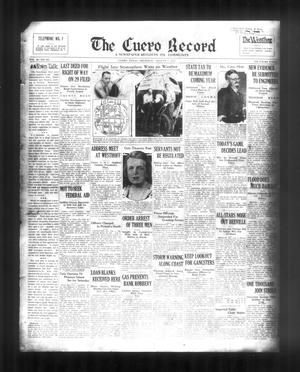 The Cuero Record (Cuero, Tex.), Vol. 39, No. 184, Ed. 1 Thursday, August 3, 1933