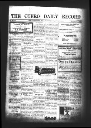 The Cuero Daily Record (Cuero, Tex.), Vol. 50, No. 13, Ed. 1 Thursday, January 16, 1919