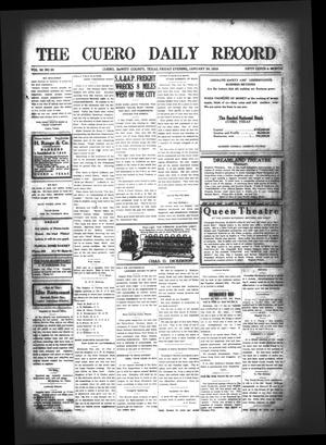The Cuero Daily Record (Cuero, Tex.), Vol. 50, No. 20, Ed. 1 Friday, January 24, 1919