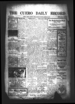 The Cuero Daily Record (Cuero, Tex.), Vol. 44, No. 66, Ed. 1 Monday, March 20, 1916