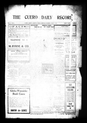 The Cuero Daily Record (Cuero, Tex.), Vol. 37, No. 1, Ed. 1 Monday, July 1, 1912