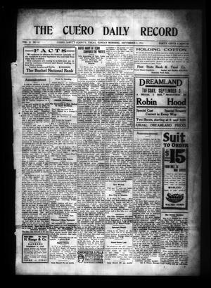 The Cuero Daily Record (Cuero, Tex.), Vol. 37, No. 52, Ed. 1 Sunday, September 1, 1912