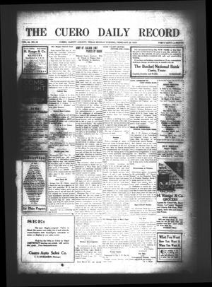 The Cuero Daily Record (Cuero, Tex.), Vol. 44, No. 48, Ed. 1 Monday, February 28, 1916