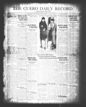 Primary view of object titled 'The Cuero Daily Record (Cuero, Tex.), Vol. 68, No. 40, Ed. 1 Thursday, February 16, 1928'.