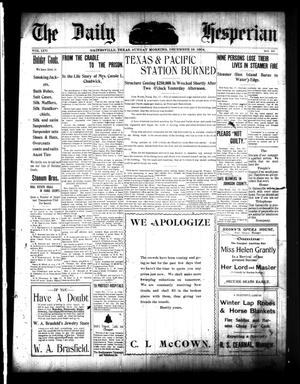 The Daily Hesperian (Gainesville, Tex.), Vol. 26, No. 249, Ed. 1 Sunday, December 18, 1904