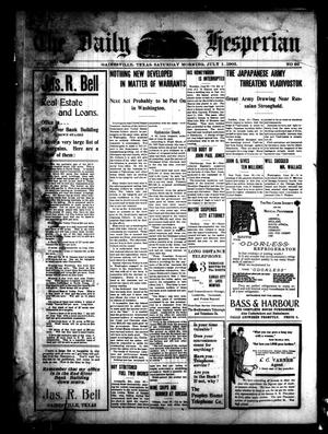 The Daily Hesperian (Gainesville, Tex.), Vol. 27, No. 93, Ed. 1 Saturday, July 1, 1905