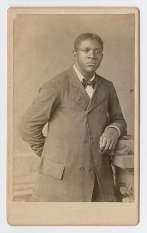 Primary view of object titled '[Portrait of Unknown African American Man]'.