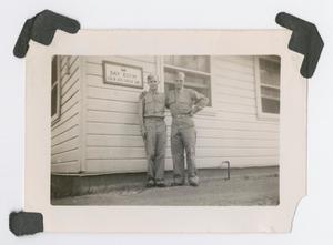 [Two Men at Camp Barkeley]