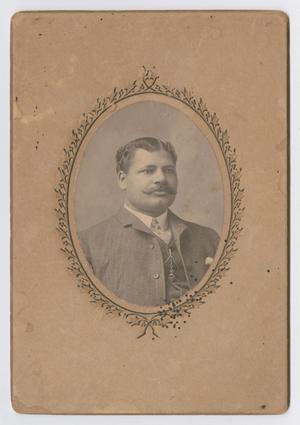 [Portrait of Unknown Man with Mustache]