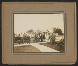 Primary view of object titled '[Unknown African American Men with Dog]'.