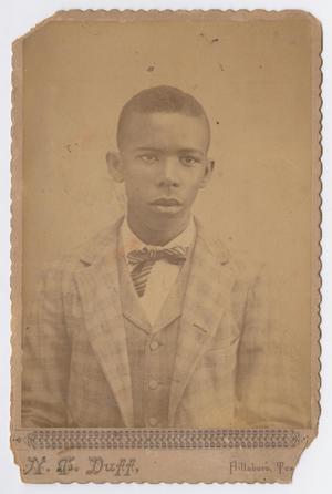 [Unidentified Young African American Man in Suit]