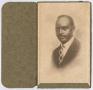 Thumbnail image of item number 1 in: '[Unknown African American Man Portrait]'.