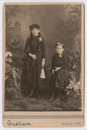 [Portrait of Unknown Girl and Boy]