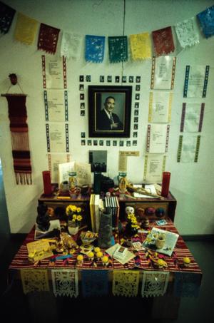 [Shrine with Picture of Man]