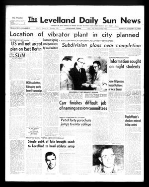 The Levelland Daily Sun News (Levelland, Tex.), Vol. 17, No. 89, Ed. 1 Sunday, January 18, 1959