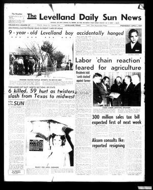 The Levelland Daily Sun News (Levelland, Tex.), Vol. 17, No. 147, Ed. 1 Wednesday, April 1, 1959