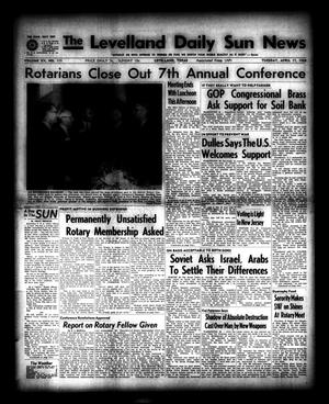 The Levelland Daily Sun News (Levelland, Tex.), Vol. 15, No. 111, Ed. 1 Tuesday, April 17, 1956