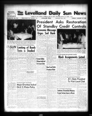 The Levelland Daily Sun News (Levelland, Tex.), Vol. 14, No. 310, Ed. 1 Tuesday, January 24, 1956