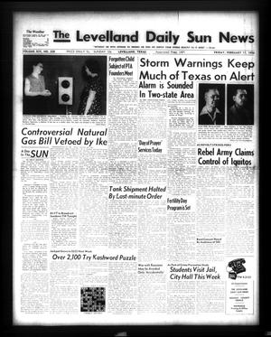 The Levelland Daily Sun News (Levelland, Tex.), Vol. 14, No. 328, Ed. 1 Friday, February 17, 1956