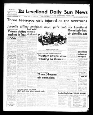 The Levelland Daily Sun News (Levelland, Tex.), Vol. 17, No. 110, Ed. 1 Monday, February 16, 1959