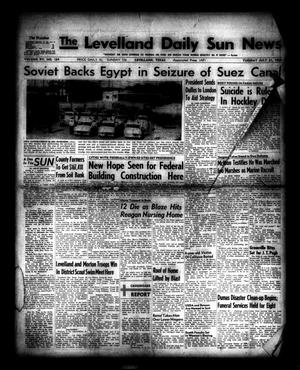 The Levelland Daily Sun News (Levelland, Tex.), Vol. 15, No. 184, Ed. 1 Tuesday, July 31, 1956