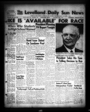The Levelland Daily Sun News (Levelland, Tex.), Vol. 14, No. 336, Ed. 1 Wednesday, February 29, 1956