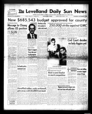 The Levelland Daily Sun News (Levelland, Tex.), Vol. 18, No. 24, Ed. 1 Thursday, October 2, 1958