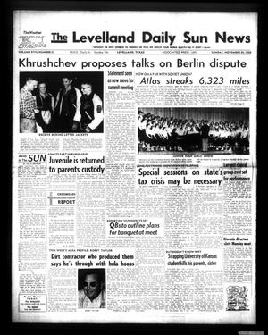 The Levelland Daily Sun News (Levelland, Tex.), Vol. 17, No. 53, Ed. 1 Sunday, November 30, 1958