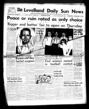The Levelland Daily Sun News (Levelland, Tex.), Vol. 18, No. 15, Ed. 1 Wednesday, September 16, 1959