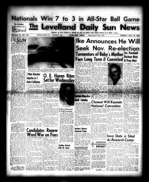 The Levelland Daily Sun News (Levelland, Tex.), Vol. 15, No. 169, Ed. 1 Tuesday, July 10, 1956