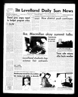 Primary view of object titled 'The Levelland Daily Sun News (Levelland, Tex.), Vol. 17, No. 138, Ed. 1 Sunday, March 22, 1959'.