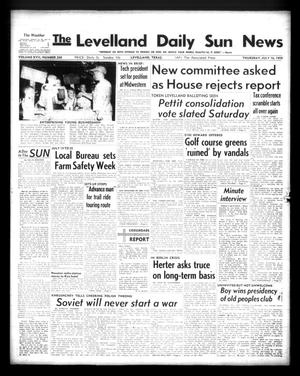 Primary view of object titled 'The Levelland Daily Sun News (Levelland, Tex.), Vol. 17, No. 236, Ed. 1 Thursday, July 16, 1959'.